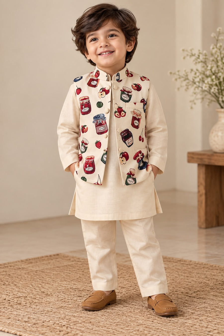 Printed Festive Kurta Set