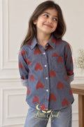 Denim Heart Shirt