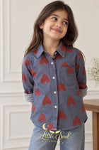 Denim Heart Shirt